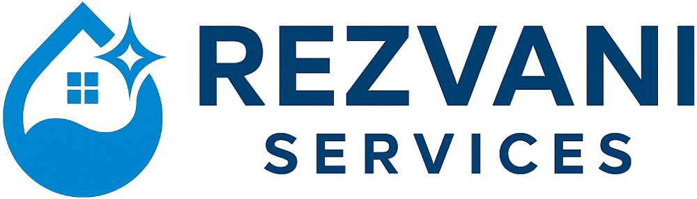 Rezvani Services – Logo mit Schriftzug.